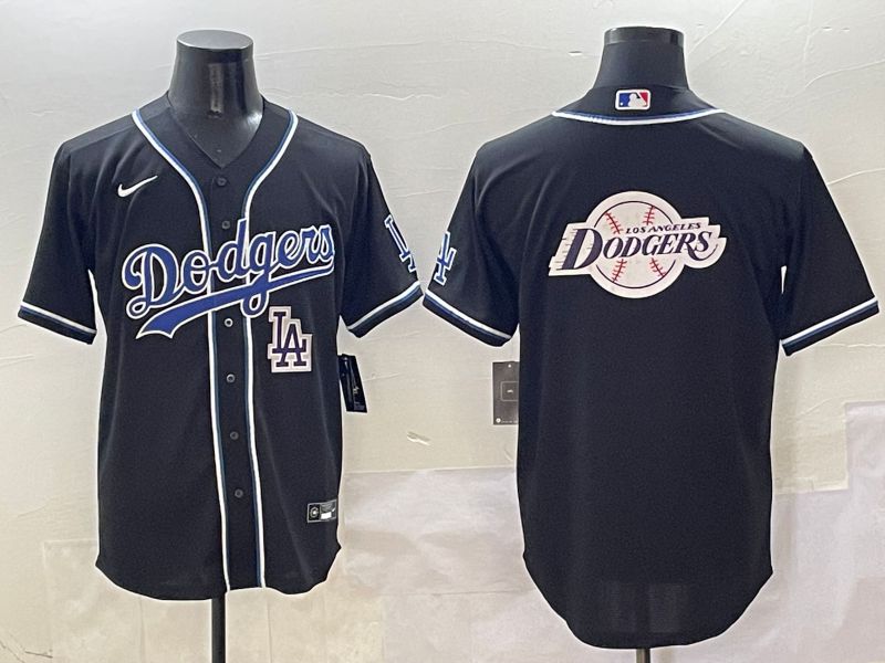 Men Los Angeles Dodgers Blank Black Three generations Nike 2025 MLB Jersey style 30->los angeles dodgers->MLB Jersey